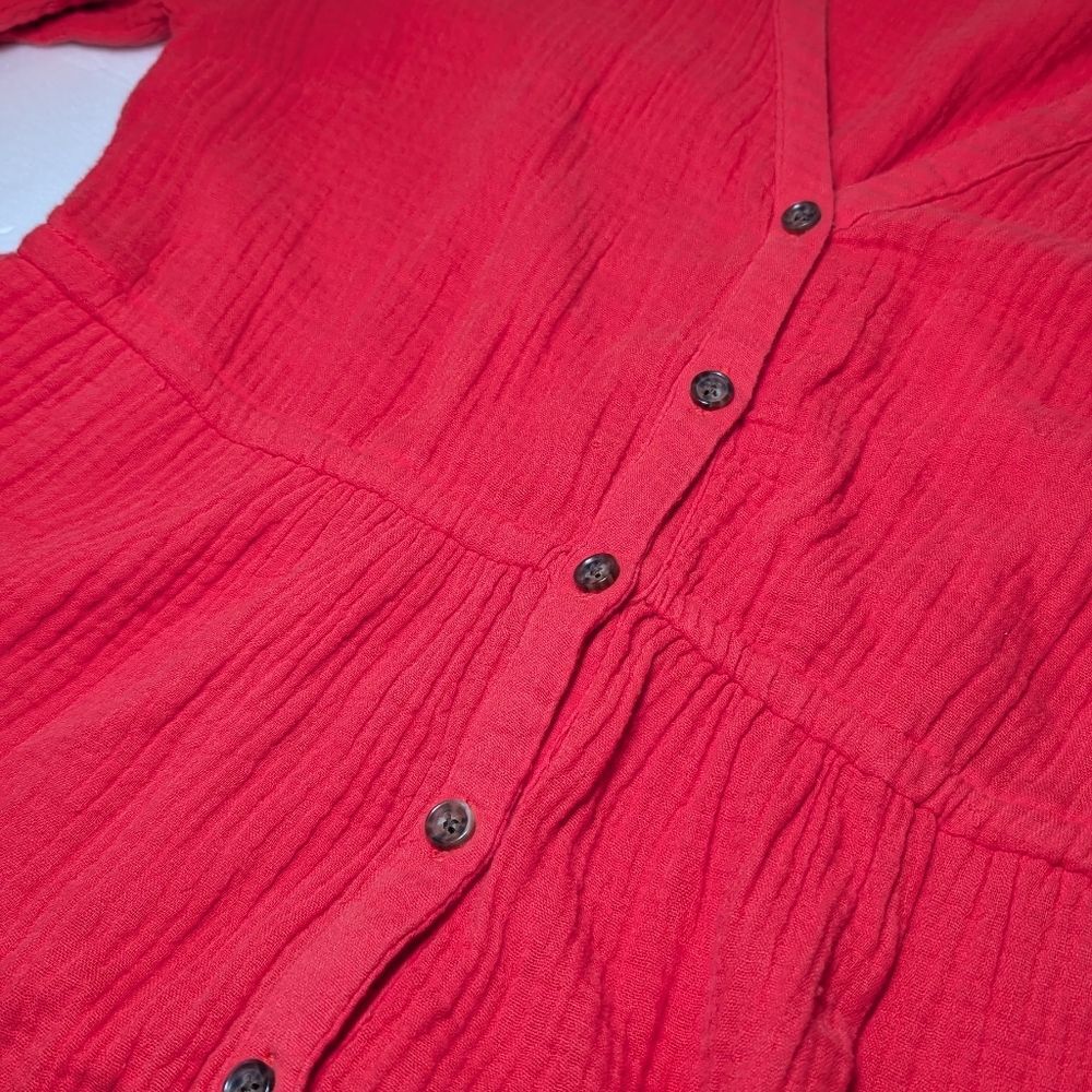 Marine Layer Willow Tiered Button-Up Midi Dress I… - image 7